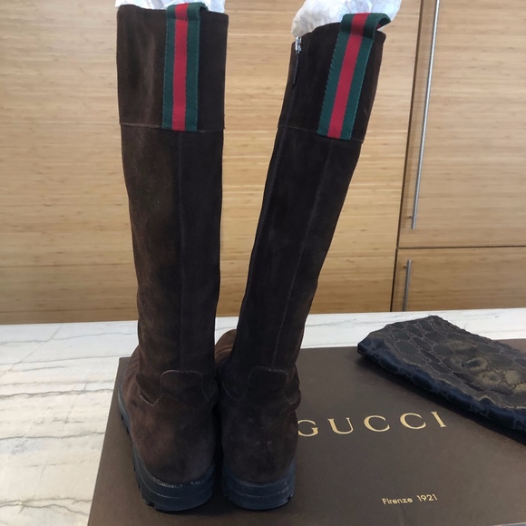 Gucci Shoes - Gucci Suede Boots 37.5